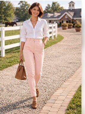 Vintage Ralph Lauren Pink Equestrian Jodhpur Riding Pants Size 6